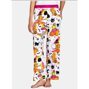 Care Bears Halloween  NEW♈Woman's size S straight leg sleep Pant/pockets Neon